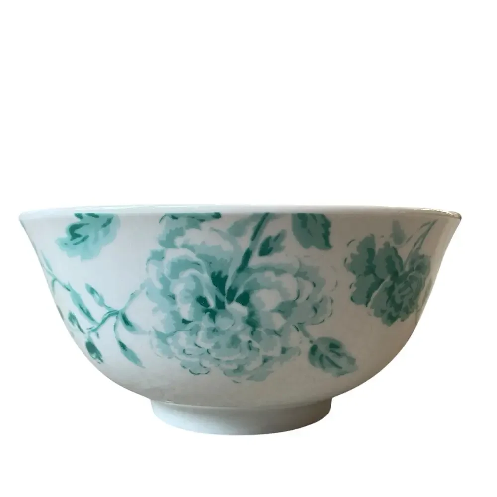Martha Stewart Chinoserie  Porcelain Cereal Bowls 6